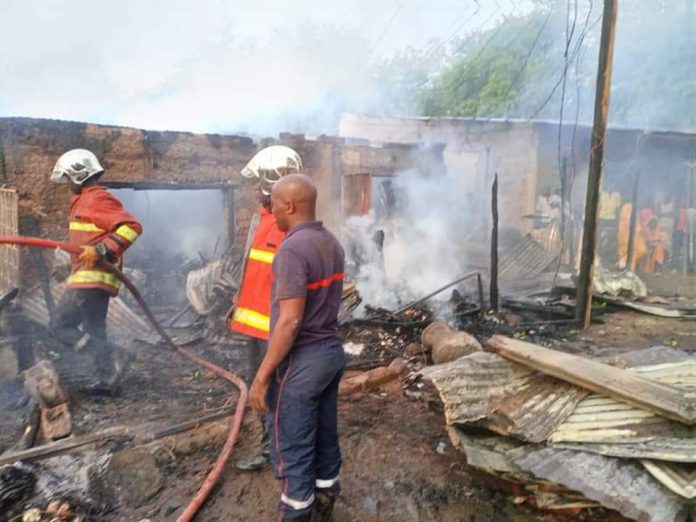 Un incendie ravage une demeure dans la ville de Kousserie.