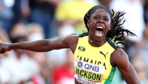 Athlétisme: « On est toutes là, on veut toutes gagner », affirme Shericka Jackson