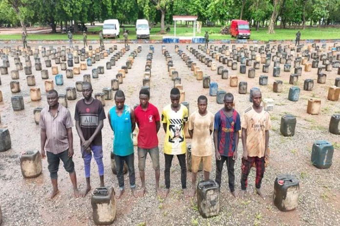 Arrestation des contrebandiers fournissant du carburant aux Ambazoniens