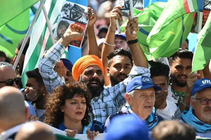 En Italie, des Indiens marchent contre l’esclavage après la mort d’un travailleur sans-papiers