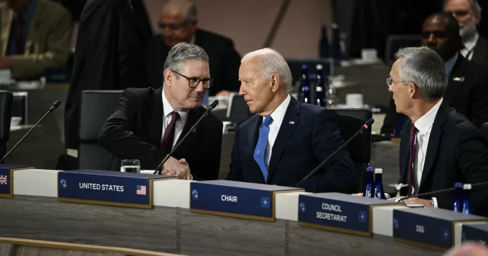 Au sommet de l’Otan, tous derrière Biden ou presque