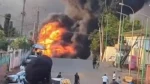 Incendie d’un camion d’essence