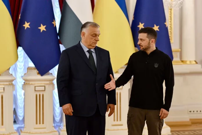A Kiev, Orban réclame à Zelensky un « cessez-le-feu » avec la Russie