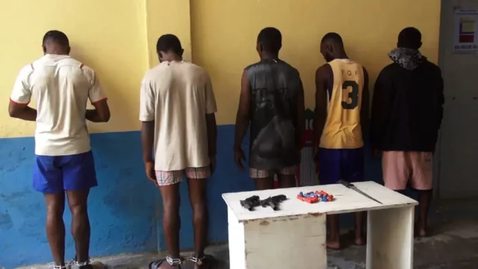 Six hommes arrêtés pour cambriolages à Douala