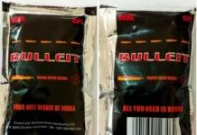 l'alcool en sachet BULLEIT