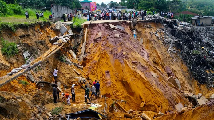 Trois personnes portées disparues suite à un glissement de terrain à Bamenda
