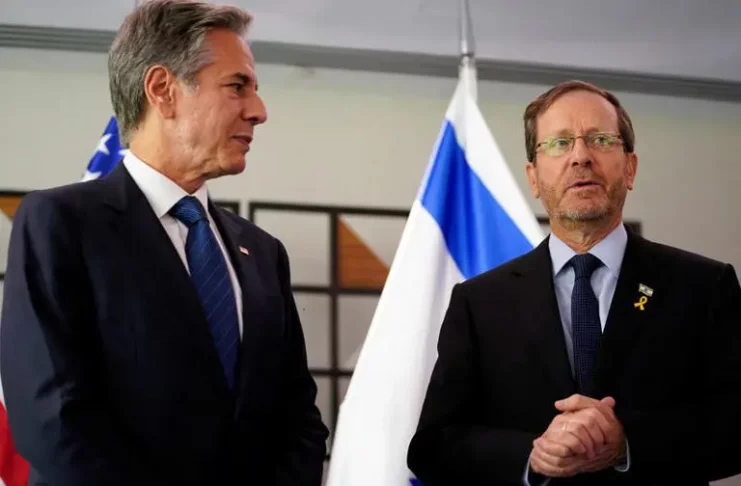 Le secrétaire d'Etat américain Antony Blinken en visite à Jérusalem