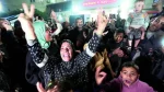 Des milliers de Palestiniens fêtent la paix à Gaza