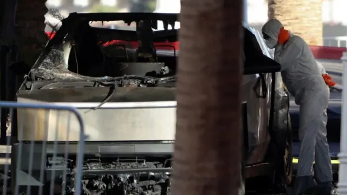 Explosion d’une Tesla à Las Vegas: le suspect est un militaire aux motivations « inconnues »