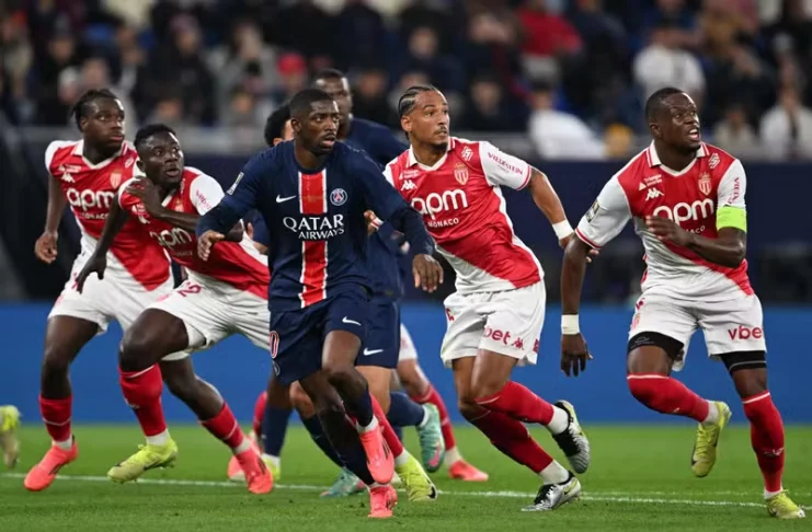 Dembélé offre la victoire au PSG contre Monaco