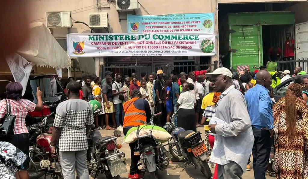 vente promotionnelle du riz à Douala