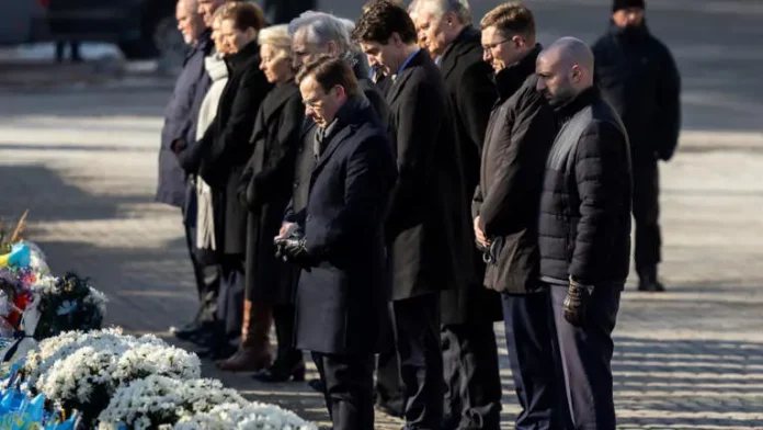 Européens, Canada et Turquie avec l’Ukraine au 3e anniversaire de l’invasion russe