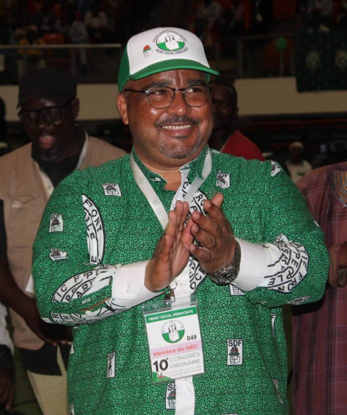 Présidentielle 2025 : Joshua Osih, candidat du Sdf