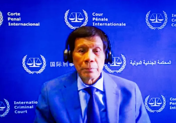 L’ex-président philippin Duterte comparaît devant la CPI, mais en visioconférence
