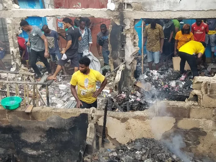 Marché Ndogpassi : Le feu ravage plusieurs commerces