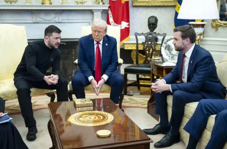 propos échangés entre Trump et Zelensky