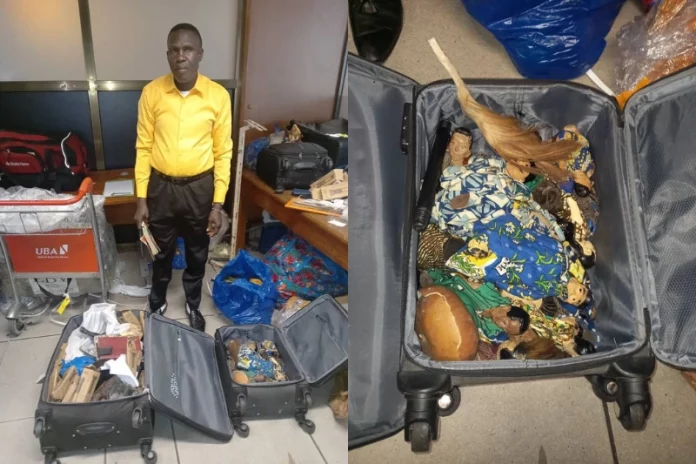 Libreville : Des fétiches saisis sur un passagers du vol Camair Co