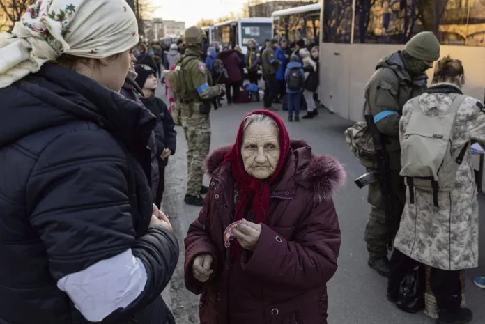 Kiev : Le froid extrême frappe les plus âgés privé de chauffage
