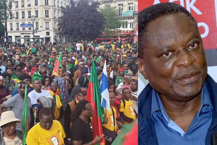 Hommage à Anicet Ekane : la diaspora se mobilise à Paris