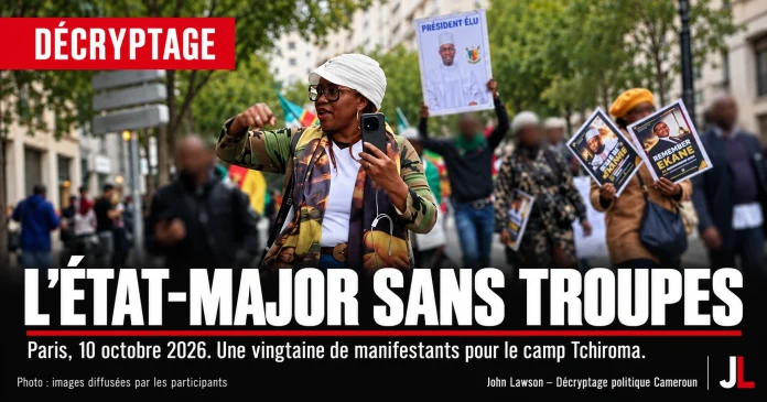Manifestation Tchiroma à Paris : le mirage du vote utile face à l’épreuve du trottoir